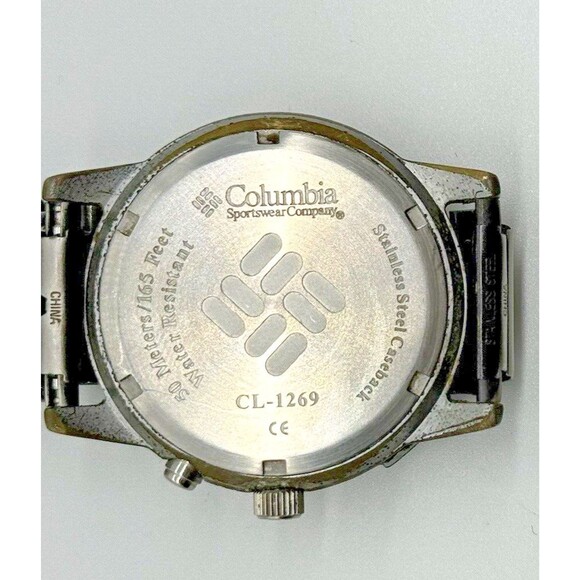 Columbia MensWatch CL-1269 50m Green Dial CL-1269 Working with New Battery EUC - Picture 5 of 5